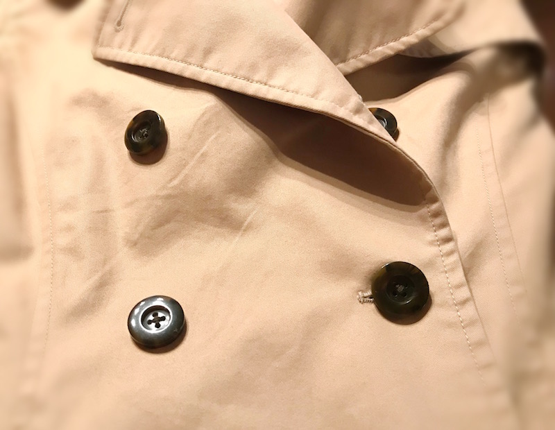 【メンズビギスタイルズ】ジャケットコート、ボタン大きい