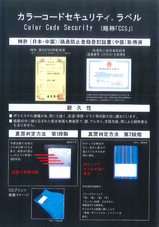 偽造防止ラベルご紹介