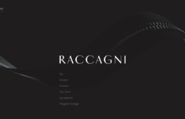 Raccagni公式サイトTOPページ